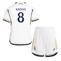 Real Madrid Toni Kroos #8 Domaci Dres za djecu 2023-24 Kratak Rukav (+ Kratke hlače)